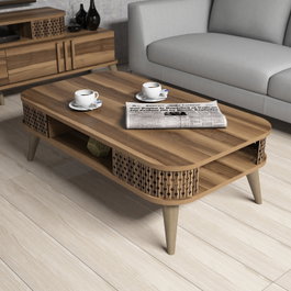 Hanah Home Eylül Mesa de Centro Nogal